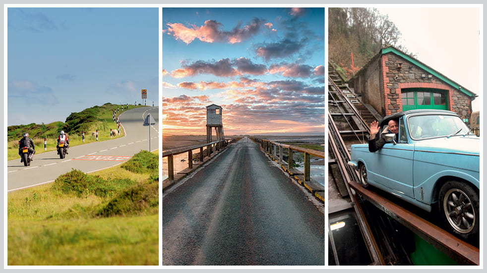 The 50 greatest UK drives: Exmoor, Northumberland coast, and Horseshoe Pass in Wales